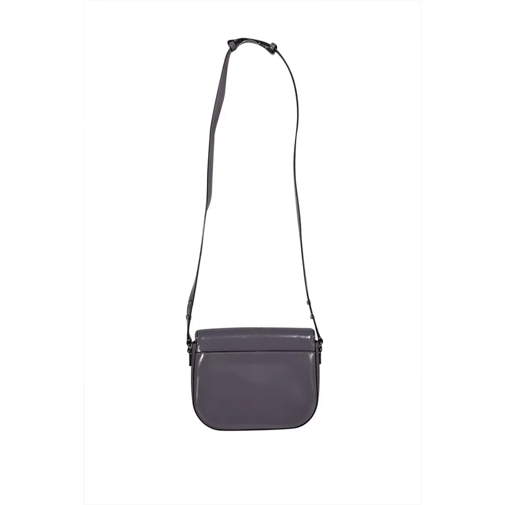 Tory Burch - Slate Purple Patent Front Flap Crossbody Bag